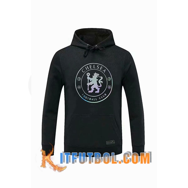 Nueva Sudadera Con Capucha FC Chelsea Negro 20/21