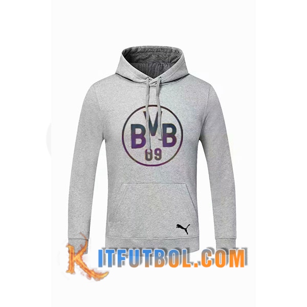 Nueva Sudadera Con Capucha Dortmund BVB Gris 20/21
