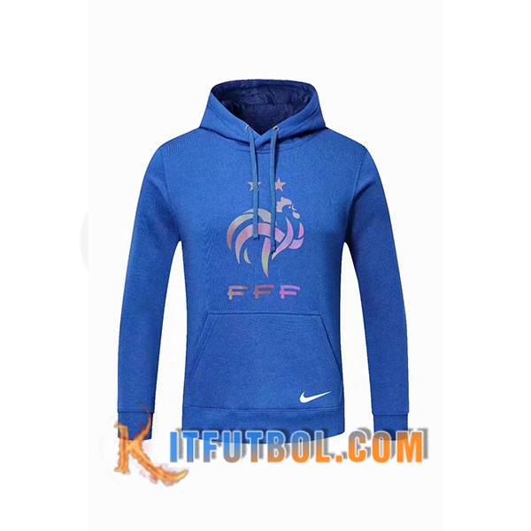 Nueva Sudadera Con Capucha Francia Azul 20/21