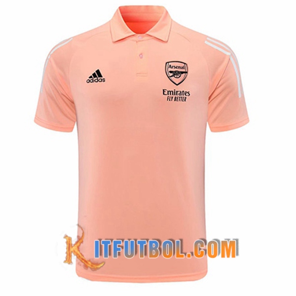 Nueva Polo Futbol Arsenal Rosa 20/21