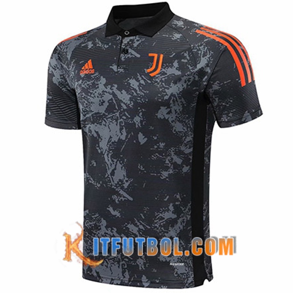 Nueva Polo Futbol Juventus Negro/Gris 20/21