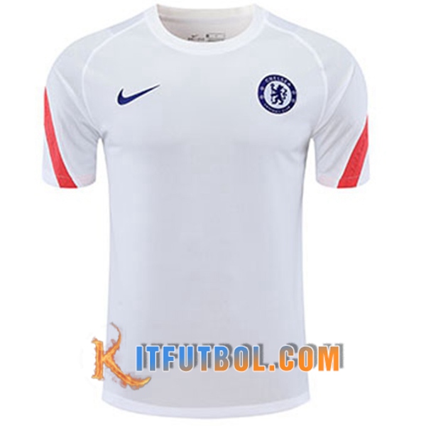 Camisetas de entrenamiento FC Chelsea Blanco 20/21
