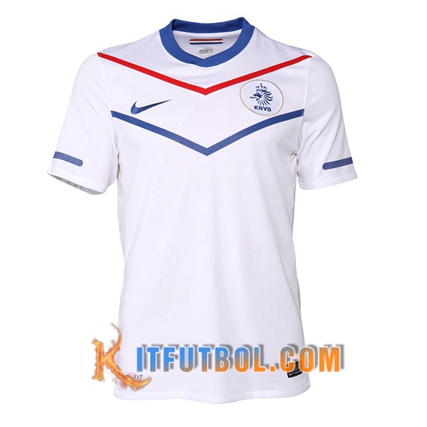 Camiseta Futbol Países Bajos Retro Segunda 2010