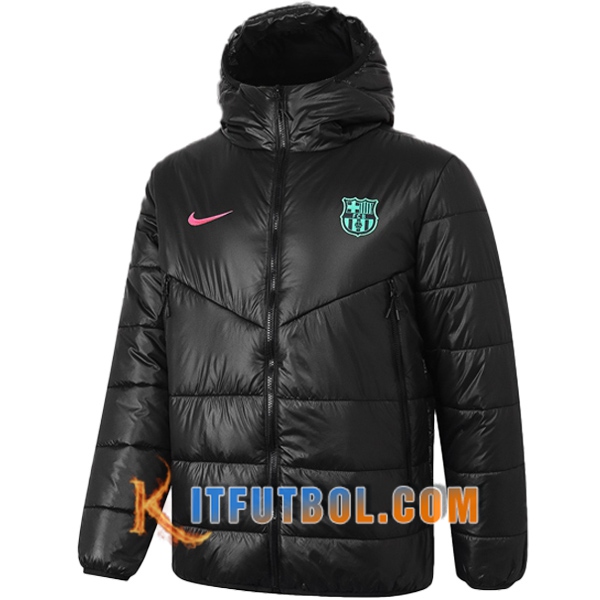 Nueva Chaqueta de Plumas FC Barcelona Negro 20/21