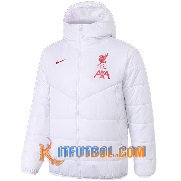 Nueva Chaqueta de Plumas FC Liverpool Blanco 20/21