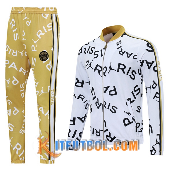 Nueva Chandal Futbol - Chaqueta + Pantalones PSG Jordan Blanco 20/21