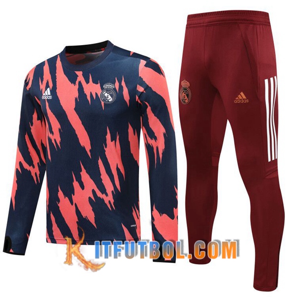 Nueva Chandal Futbol + Pantalones Real Madrid Negro/Rosa 20/21