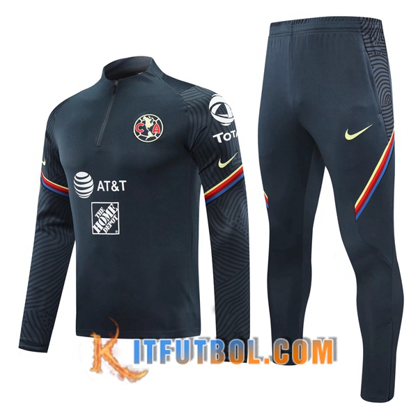 Nueva Chandal Futbol + Pantalones Club America Negro 20/21