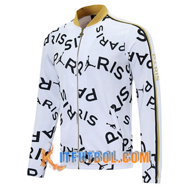 Nueva Chaqueta Futbol PSG Jordan Blanco 20/21