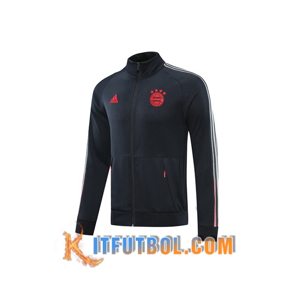 Nueva Chaqueta Futbol Bayern Munich Negro 20/21