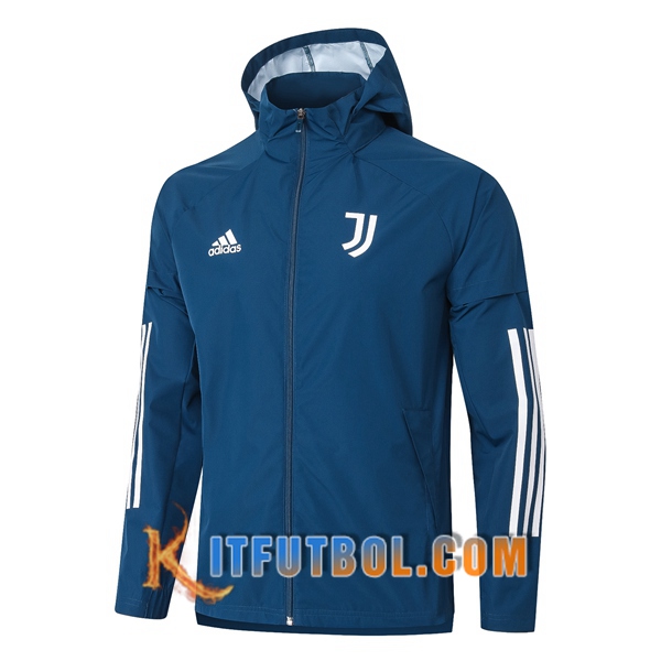 Nueva Chaqueta Futbol Rompevientos Juventus Azul 20/21