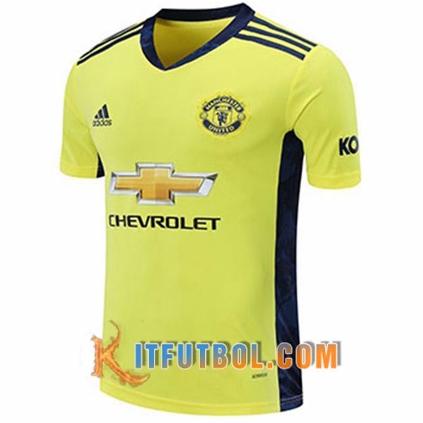 Camisetas Personalizadas Futbol Manchester United Portero Verde 20/21