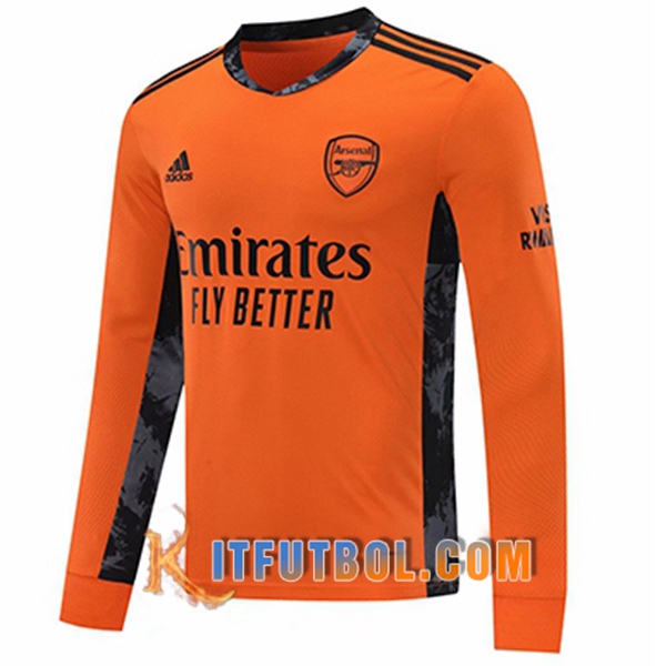 Camisetas Personalizadas Futbol Arsenal Portero Amarillo Manga Larga 20/21
