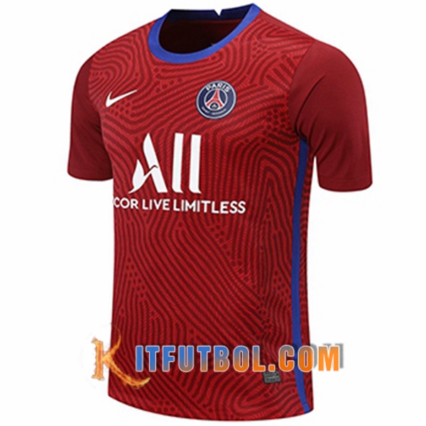 Camisetas Personalizadas Futbol PSG Portero Roja 20/21