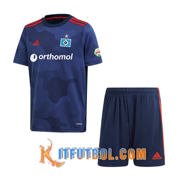 Camisetas Personalizadas Futbol HSV Hamburg Ninos Segunda 20/21