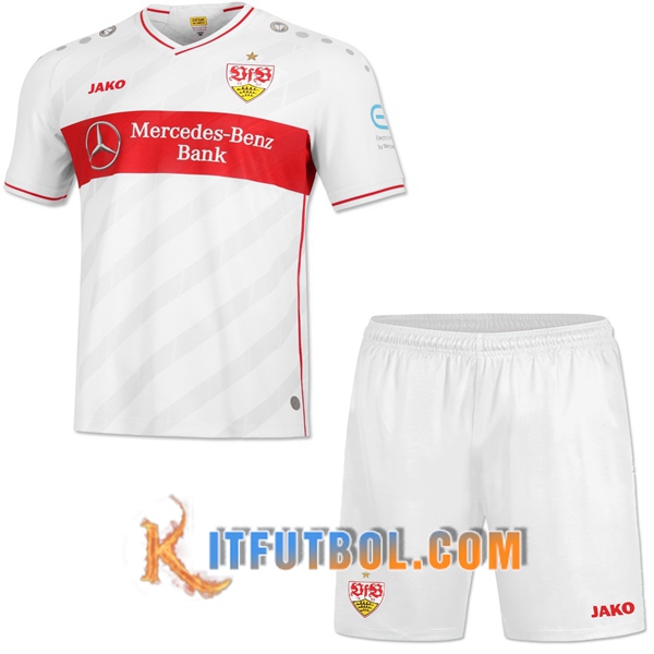 Camisetas Personalizadas Futbol VfB Stuttgart Ninos Primera 20/21