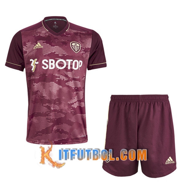 Camisetas Personalizadas Futbol Leeds United Ninos Tercera 20/21