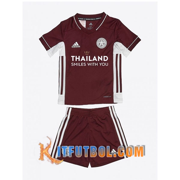 Camisetas Personalizadas Futbol Leicester City Ninos Tercera 20/21
