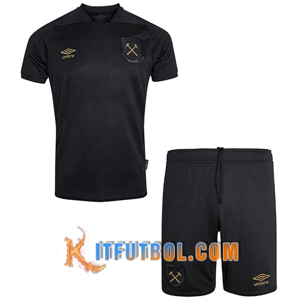 Camisetas Personalizadas Futbol West Ham Ninos Tercera 20/21