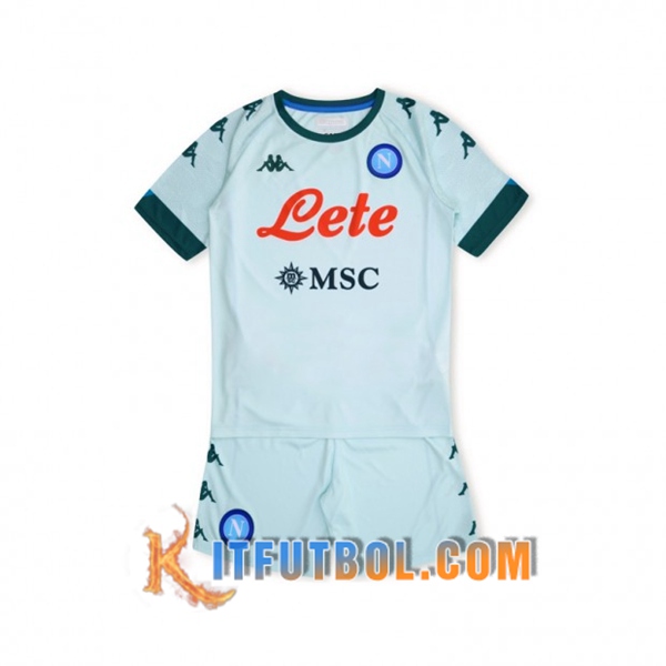 Camisetas Personalizadas Futbol SSC Napoles Ninos Segunda 20/21