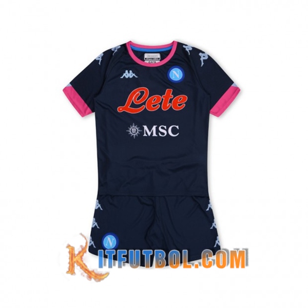Camisetas Personalizadas Futbol SSC Napoles Ninos Tercera 20/21
