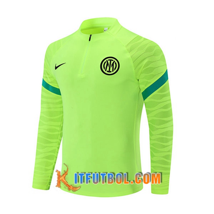 Sudadera De Entrenamiento Inter Milan Verde 2021/2022