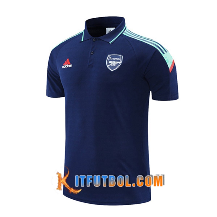 Camiseta Polo FC Arsenal Blanca/Rojo 2021/2022