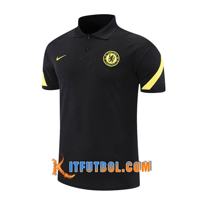 Camiseta Polo FC Chelsea Blanca/Rojo 2021/2022