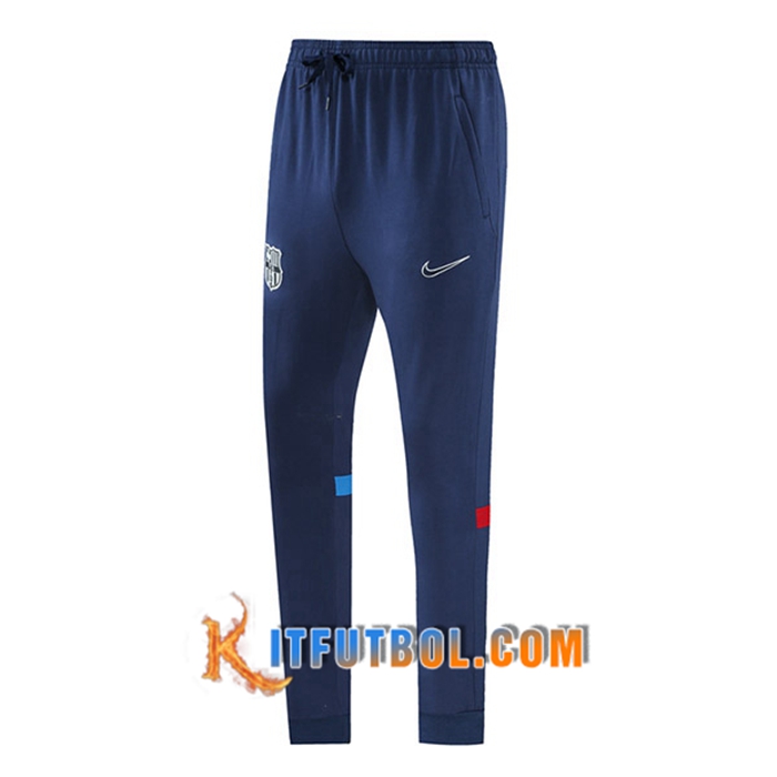 Pantalon Entrenamiento FC Barcelona Azul Marino/Rojo/Azul 2021/2022