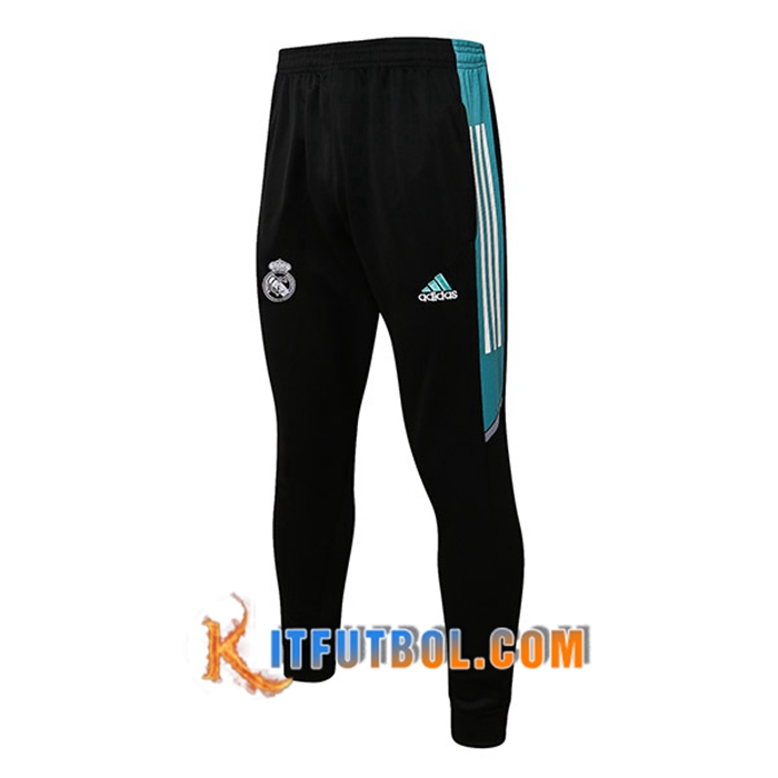 Pantalon Entrenamiento Real Madrid Negro/Verde 2021/2022