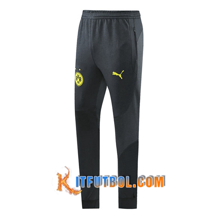 Pantalon Entrenamiento Dortmund BVB Gris Oscuro 2021/2022