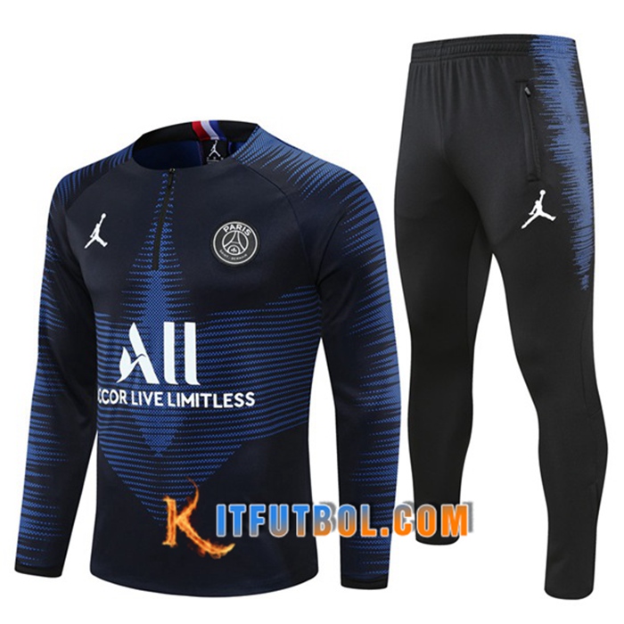 Chandal Equipos De Futbol Jordan PSG Azul/Negro 2021/2022