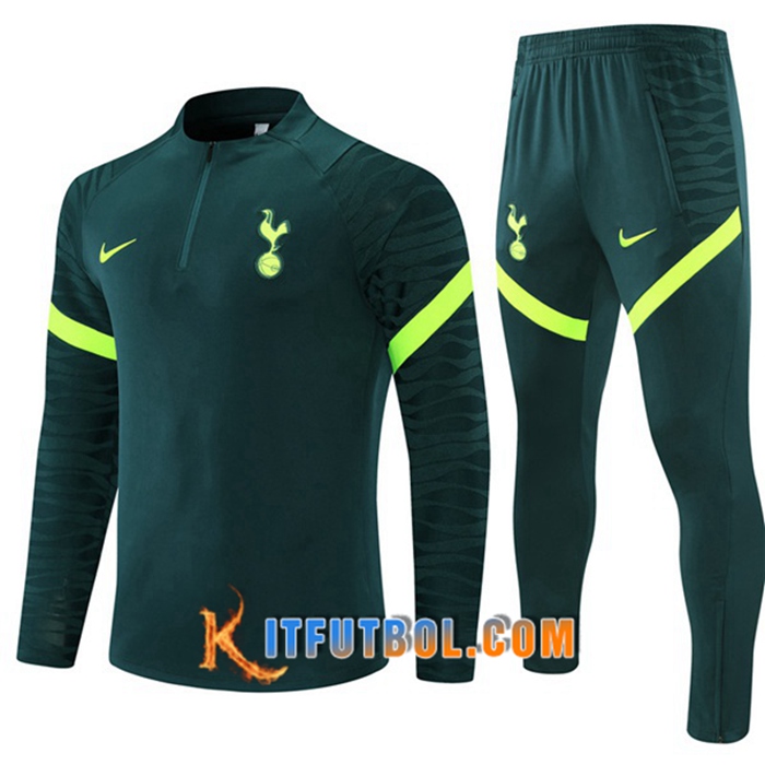Chandal Equipos De Futbol Tottenham Hotspur Ninos Verde Oscuro 2021/2022