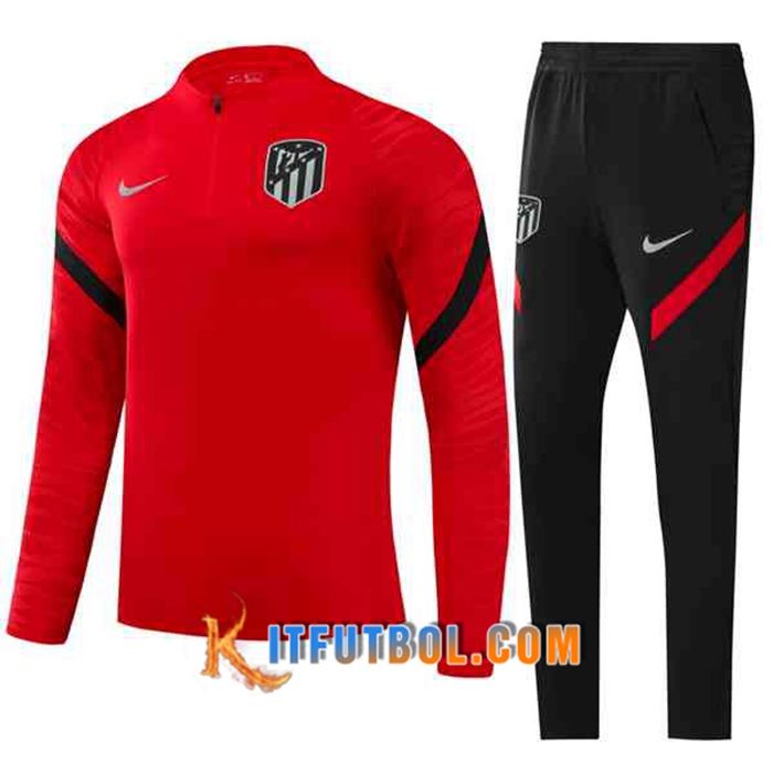 Chandal Equipos De Futbol Atletico Madrid Ninos Rojo/Negro 2021/2022