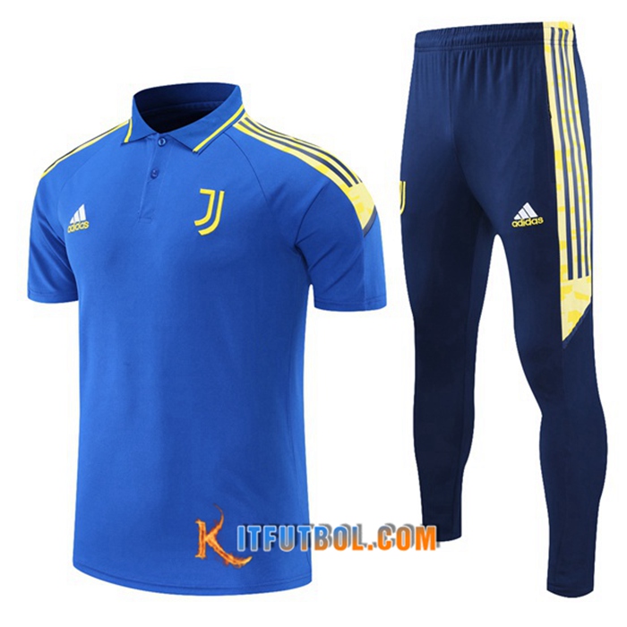 Camiseta Polo Juventus + Pantalones Azul/Amarillo 2021/2022