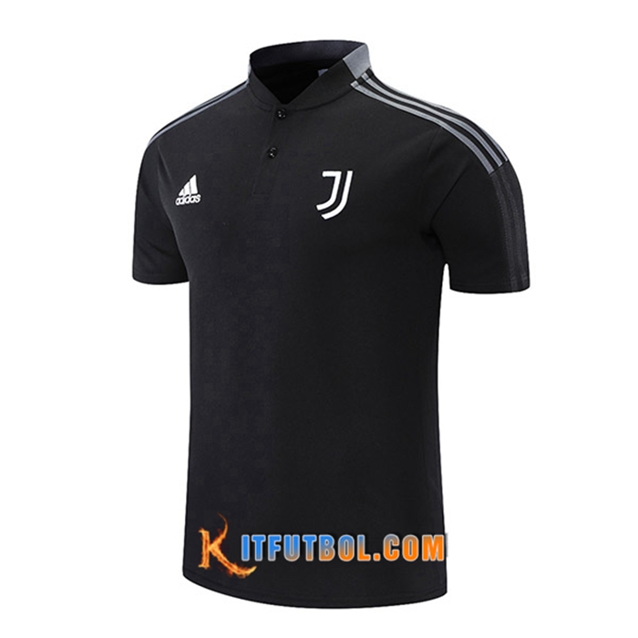 Camiseta Polo Juventus Negro/Gris 2021/2022