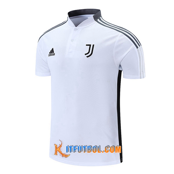 Camiseta Polo Juventus Blanca/Gris 2021/2022