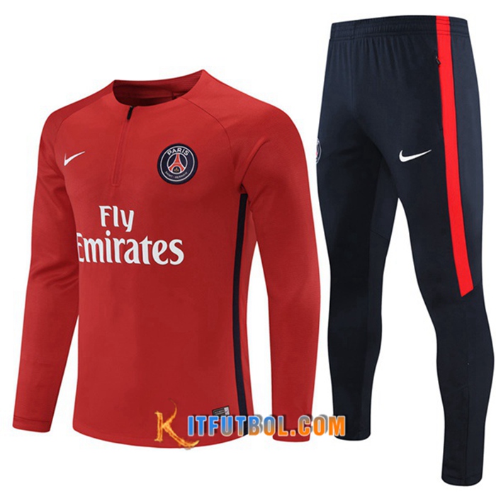Chandal Equipos De Futbol Jordan PSG Ninos Rojo 2016/2017