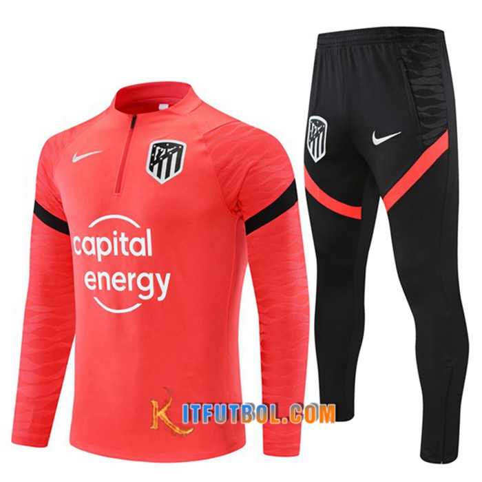 Chandal Equipos De Futbol Atletico Madrid Ninos Rojo/Negro 2021/2022