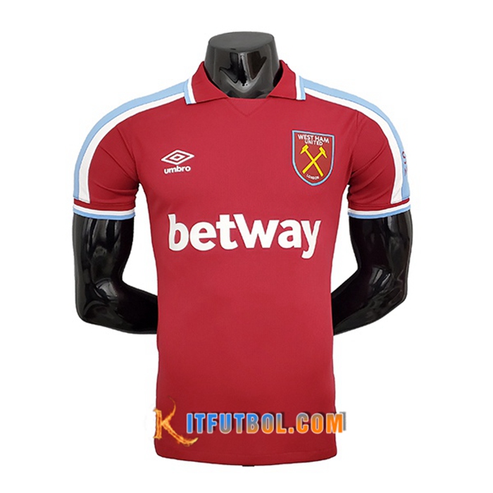 Camiseta Futbol West Ham United Player Version Titular 2021/2022
