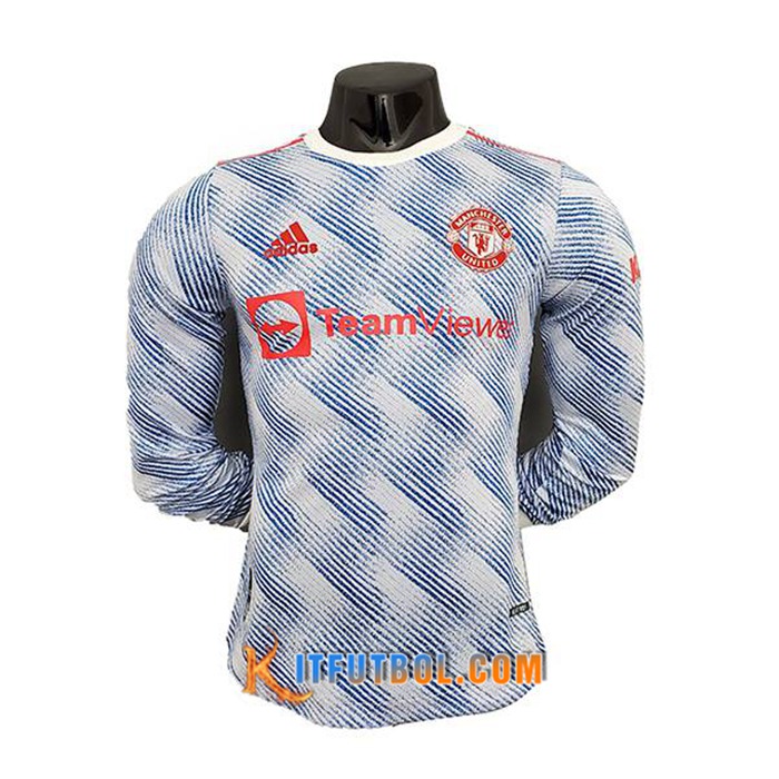 Camiseta Futbol Manchester United Alternativo Manga Larga 2021/2022