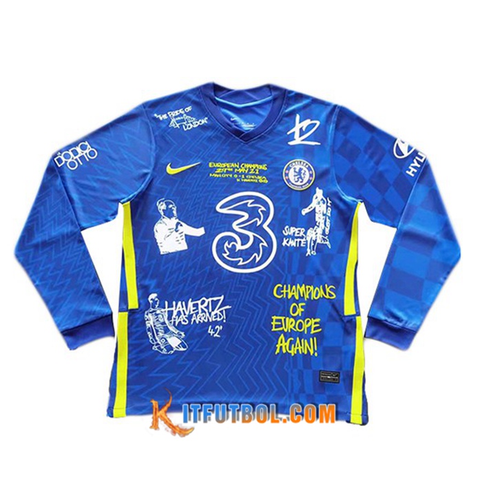 Camiseta Futbol Dodici x Chelsea Special Titular Manga Larga 2021/2022