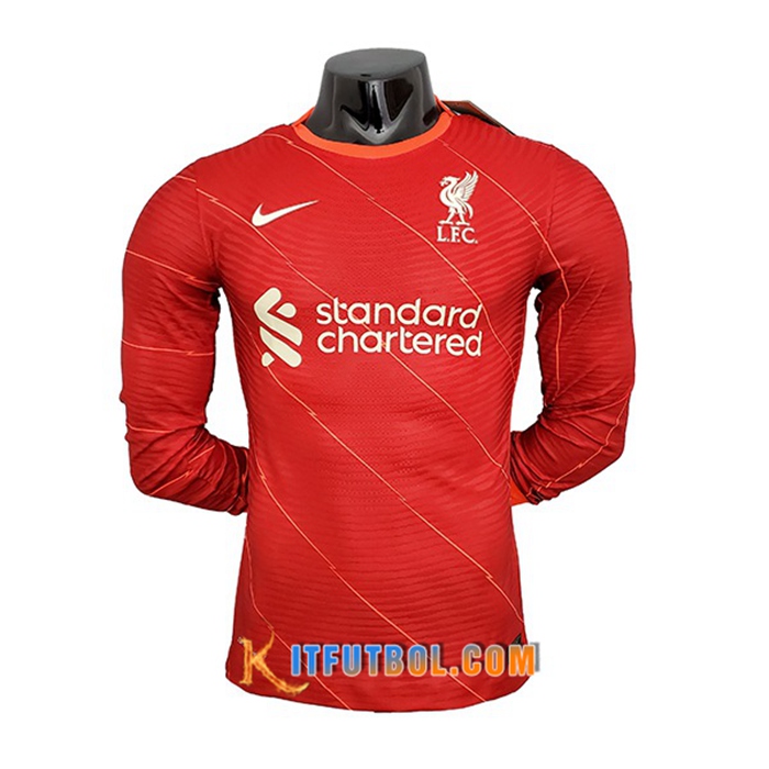 Camiseta Futbol FC Liverpool Titular Manga Larga 2021/2022