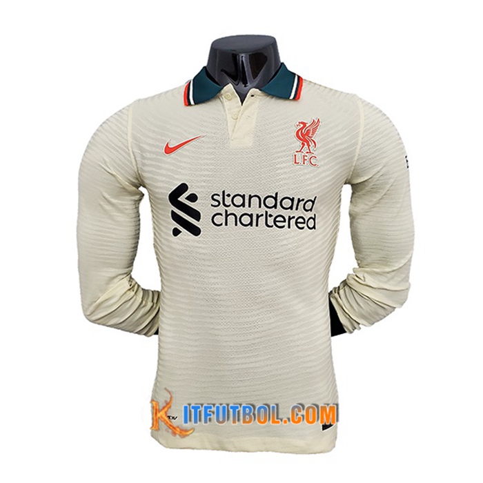 Camiseta Futbol FC Liverpool Alternativo Manga Larga 2021/2022