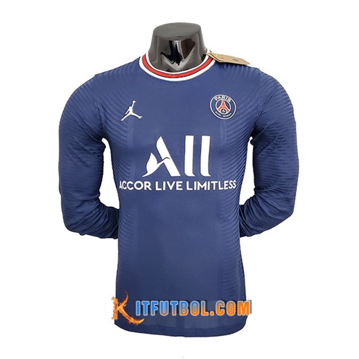 Camiseta Futbol Jordan PSG Titular Manga Larga 2021/2022