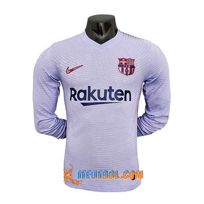 Camiseta Futbol FC Barcelona Alternativo Manga Larga 2021/2022
