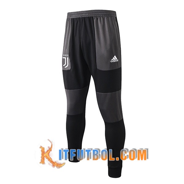 Nueva Pantalones Futbol Juventus Negro Amarillo 19/20