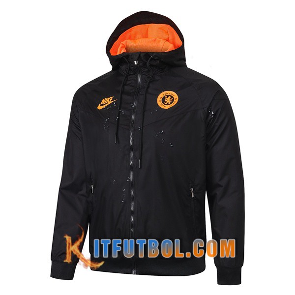 Nueva Chaqueta Futbol Rompevientos FC Chelsea Negro 19/20
