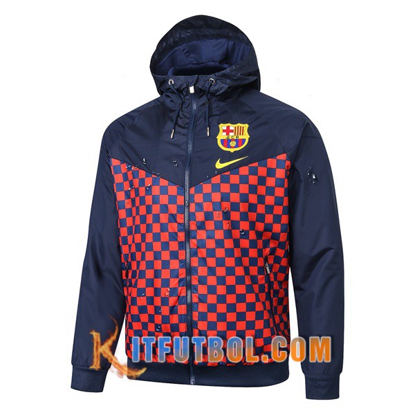 Nueva Chaqueta Futbol Rompevientos FC Barcelona Azul Roja 19/20