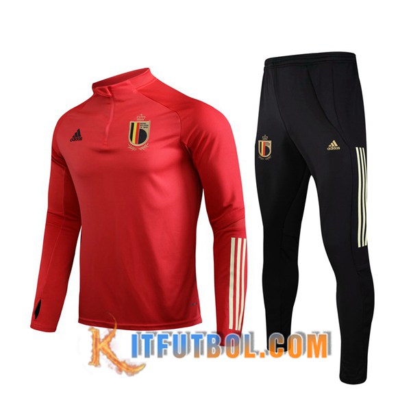 Nueva Chandal Futbol + Pantalones Belgica Roja 20/21